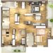 Iancu Nicolae, apartament 4 camere, complet mobilat.